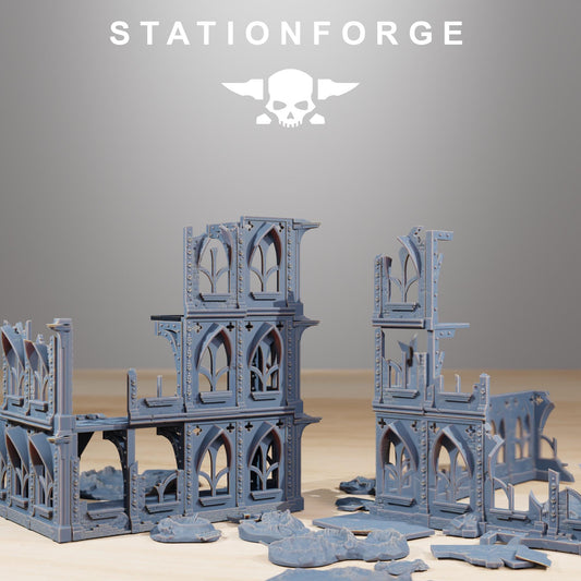 StationForge Resin Wargame Terrain, Trench Warfare