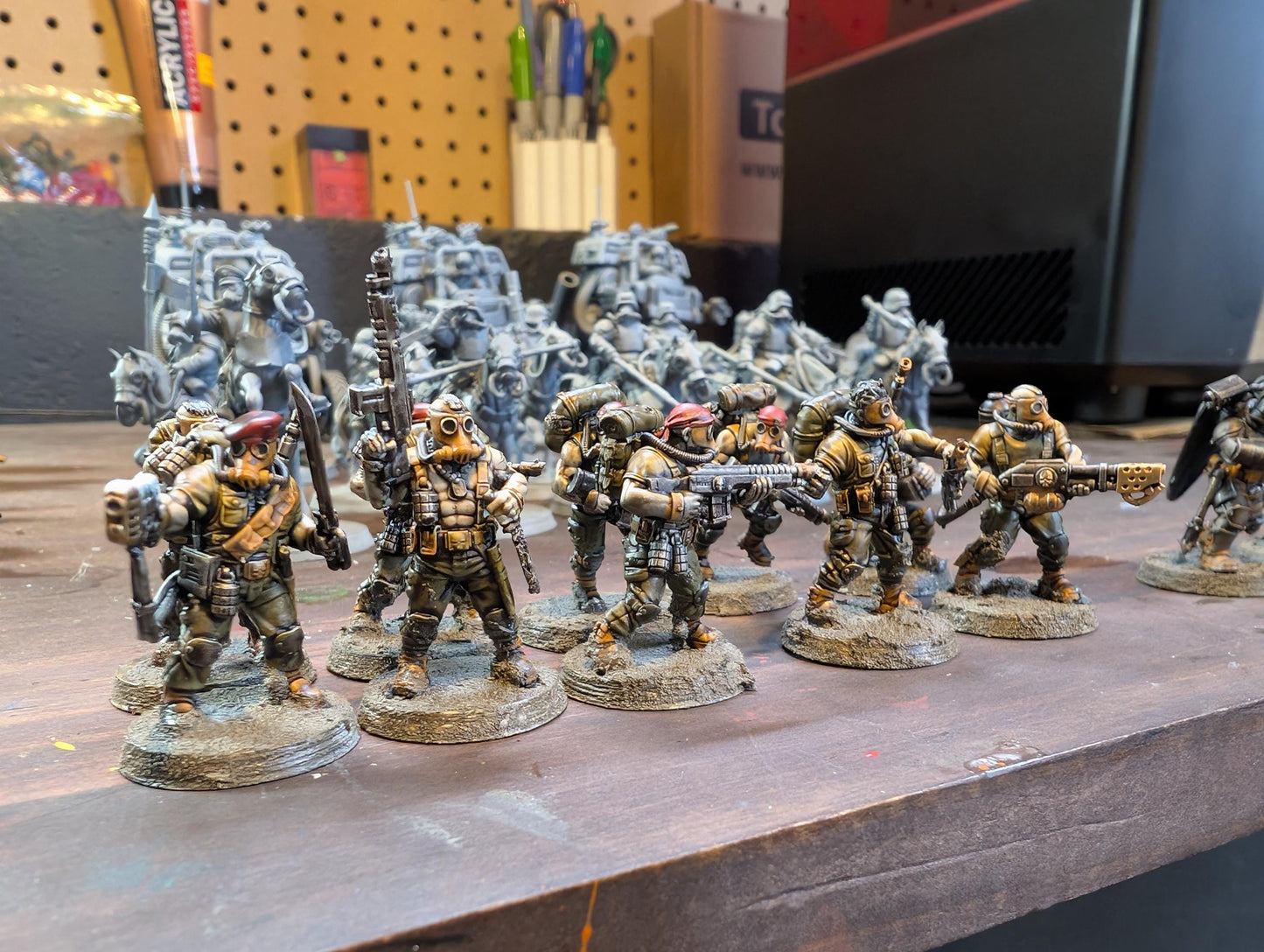 GrimGuard Jungle Fighters, Death Korps Proxy, Sci-Fi Wargames Miniatures by STATIONFORGE