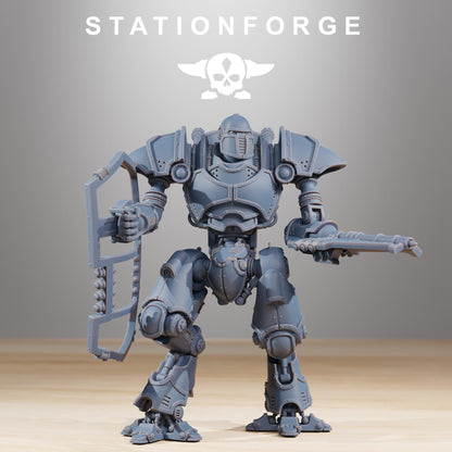 Scavenger Armageddon, Modular Sci-Fi Titanic Warbot by STATIONFORGE, Grimdark Wargames Proxy