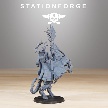 Scavenger The Fallen, Space Techno-bots, modular Sci-Fi warriors by STATIONFORGE, Sci-Fi Wargames Cyber-themed Grimdark miniatures
