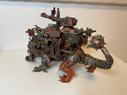 Orkaz Run Rolla, Space-Faring Orkish Menace Sculpted by STATIONFORGE, Grimdark Compatible, Scaled for Sci-Fi Miniature Wargames