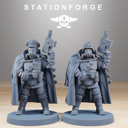 GrimGuard Ironclads, Death Korps Proxy, Sci-Fi Wargames Miniatures by STATIONFORGE