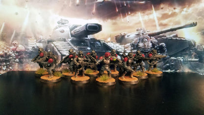 Grimguard Commandos, Death Korps Proxy, Sci-Fi Wargames Miniatures by STATIONFORGE