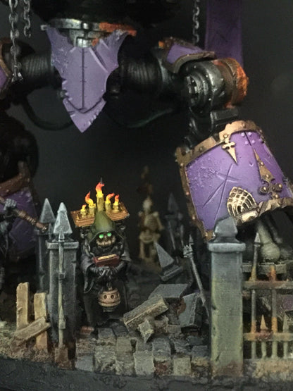 Scavenger Cultists, Space Techno-bots, modular Sci-Fi warriors by STATIONFORGE, Sci-Fi Wargames Cyber-themed Grimdark miniatures