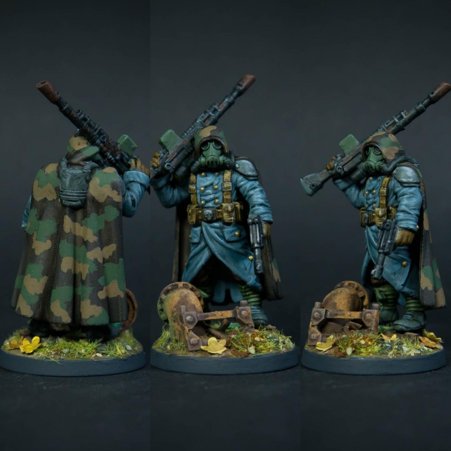 GrimGuard Marksmen, Death Korps Proxy, Sci-Fi Wargames Miniatures by STATIONFORGE