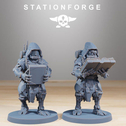 Scavenger Rangers Builder Kit, Space Techno-bots, modular Sci-Fi warriors by STATIONFORGE, Sci-Fi Wargames Cyber-themed Grimdark miniatures