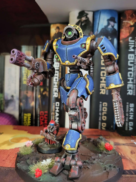 Scavenger Bracers, Modular Sci-Fi Titanic Warbot by STATIONFORGE, Grimdark Wargames Proxy