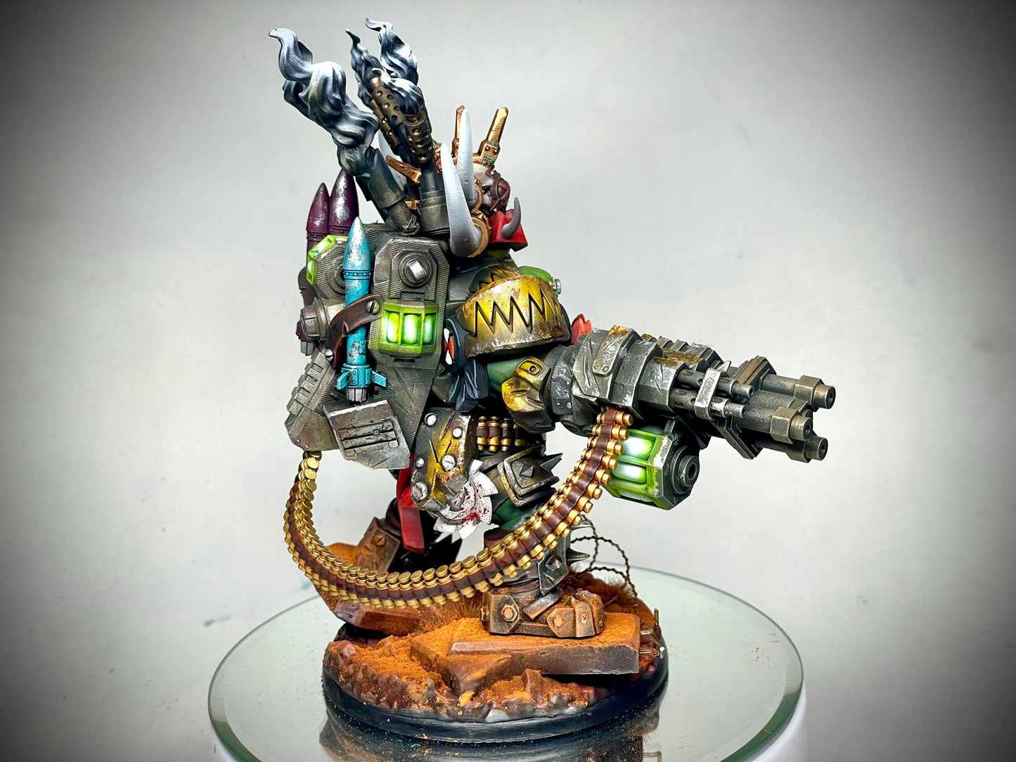 Orkaz Grand Nutta, Space-Faring Orkish Menace Sculpted by STATIONFORGE, Grimdark Compatible, Sci-Fi Wargame Scale