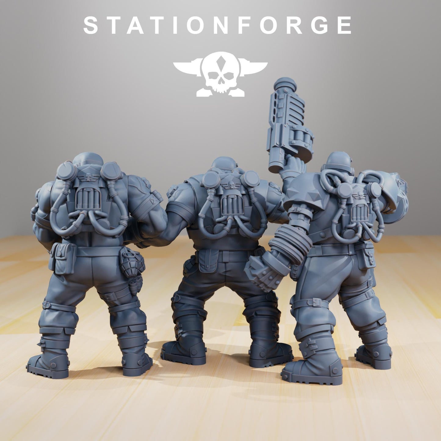 RoyalGuard - Guerrillas, Imperial Guard Proxy, Sci-Fi Wargames Miniatures by STATIONFORGE