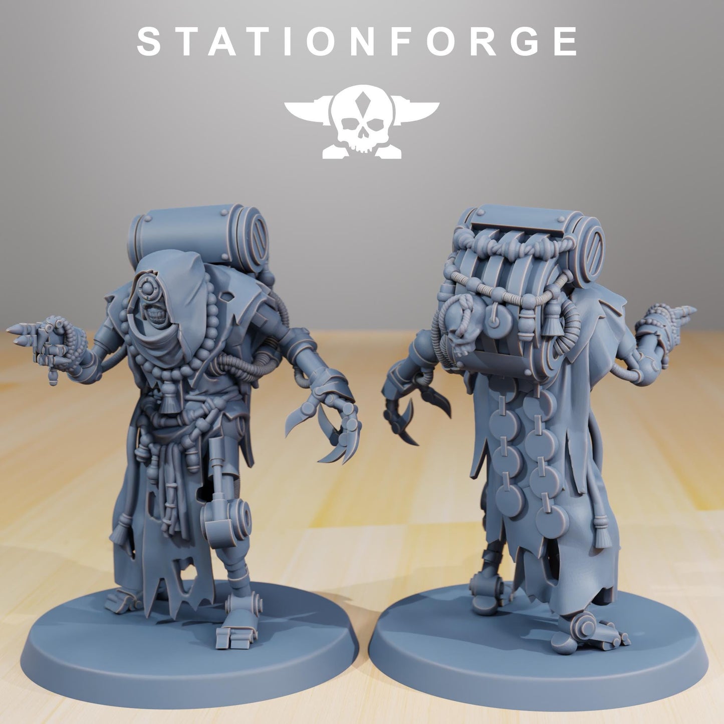 Scavenger Droitex Mk2, Mechanical Robot Infantry, Sci-Fi Wargames Miniatures by STATIONFORGE