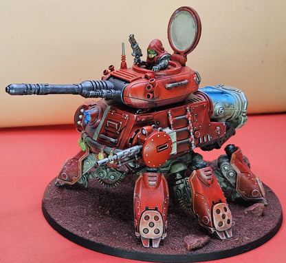 Scavenger Tank, Space Techno-bots, modular Sci-Fi warriors by STATIONFORGE, Sci-Fi Wargames Cyber-themed Grimdark miniatures