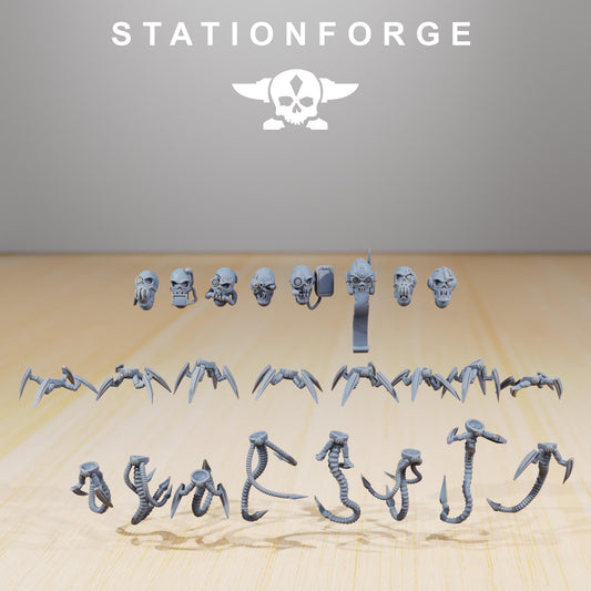 Scavenger Servonators, Mechanical Drone Bots, Sci-Fi Wargames Miniatures by STATIONFORGE
