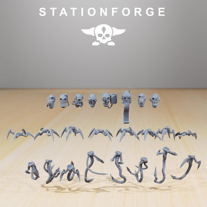 Scavenger Servonators, Mechanical Drone Bots, Sci-Fi Wargames Miniatures by STATIONFORGE