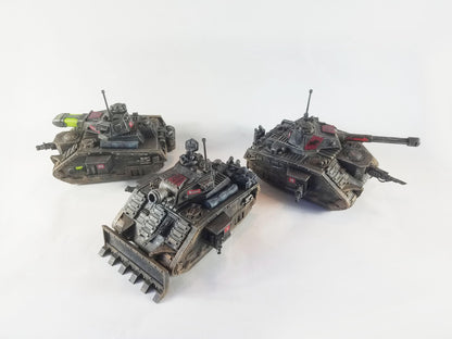 GrimGuard - Battle Tank - GrimGuard Main Battle Tank, Sci-Fi Space Guard Soldiers by STATIONFORGE