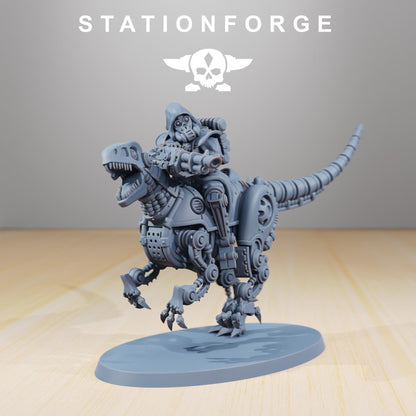 Scavenger Riders, Space Techno-bots, modular Sci-Fi warriors by STATIONFORGE, Sci-Fi Wargames Cyber-themed Grimdark miniatures