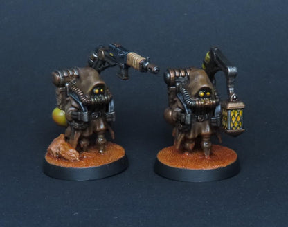 Scavenger Adventurer, Space Techno-bots, modular Sci-Fi warriors by STATIONFORGE, Sci-Fi Wargames Cyber-themed Grimdark miniatures