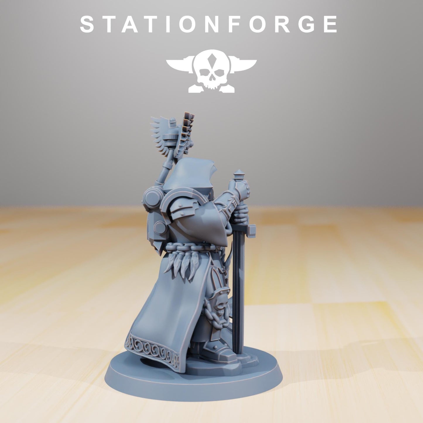 The Interrogator, Death Korps Proxy, Sci-Fi Wargames Miniatures by STATIONFORGE