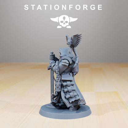 The Interrogator, Death Korps Proxy, Sci-Fi Wargames Miniatures by STATIONFORGE