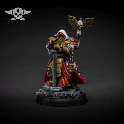 The Interrogator, Death Korps Proxy, Sci-Fi Wargames Miniatures by STATIONFORGE