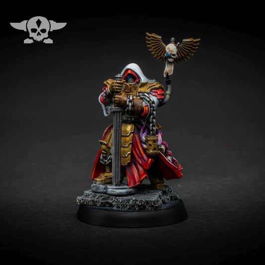 The Interrogator, Death Korps Proxy, Sci-Fi Wargames Miniatures by STATIONFORGE