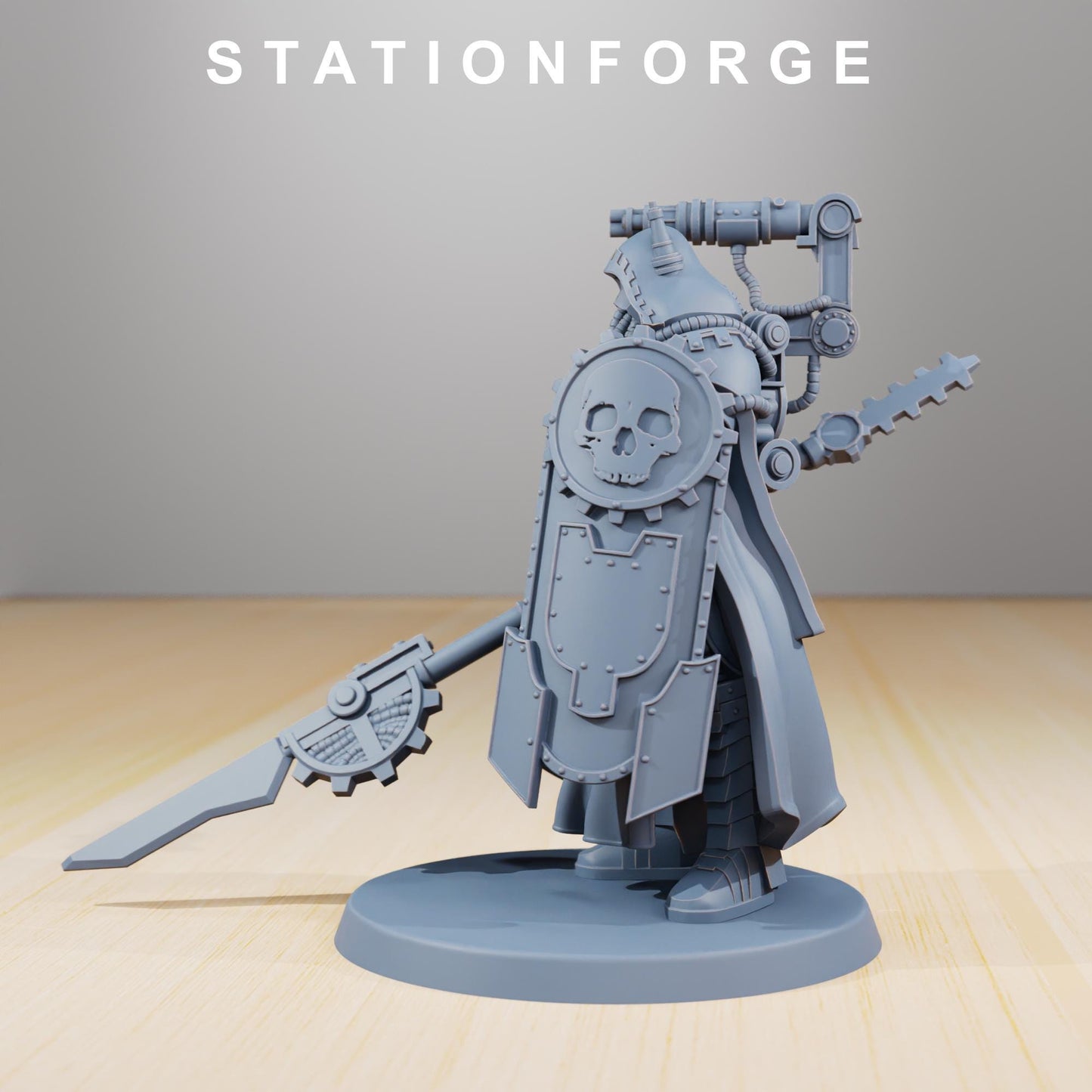 Scavenger Legionnaire, Space Techno-bots, modular Sci-Fi warriors by STATIONFORGE, Sci-Fi Wargames Cyber-themed Grimdark miniatures