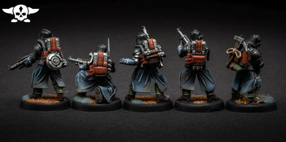 GrimGuard - Tinkers, Death Korps Proxy, Sci-Fi Wargames Miniatures by STATIONFORGE