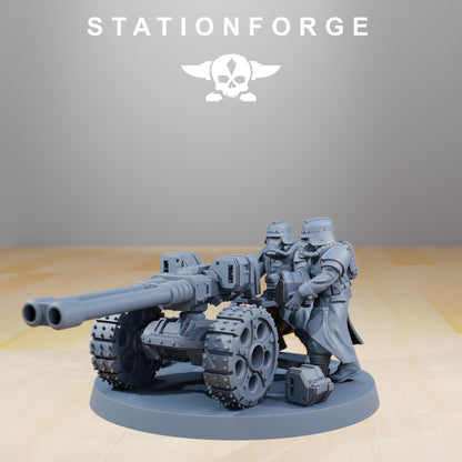 GrimGuard - Decimators, Heavy Weapons Team,  Imperial Guard Miniatures by STATIONFORGE