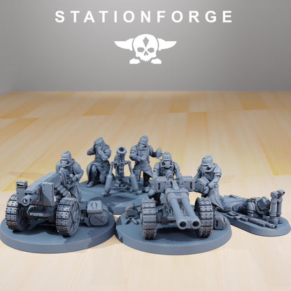 GrimGuard - Decimators, Heavy Weapons Team,  Imperial Guard Miniatures by STATIONFORGE
