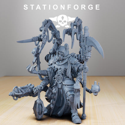 Scavenger Seeker, Space Techno-bots, modular Sci-Fi warriors by STATIONFORGE, Sci-Fi Wargames Cyber-themed Grimdark miniatures