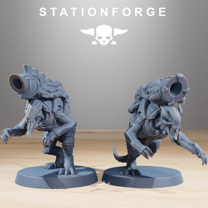 Xenarid Mortars - Xenarid Alien Bugs -  Sci-Fi Grimdark Bug aliens by STATIONFORGE