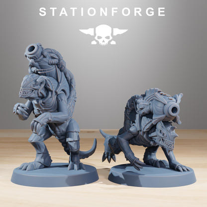 Xenarid Mortars - Xenarid Alien Bugs -  Sci-Fi Grimdark Bug aliens by STATIONFORGE