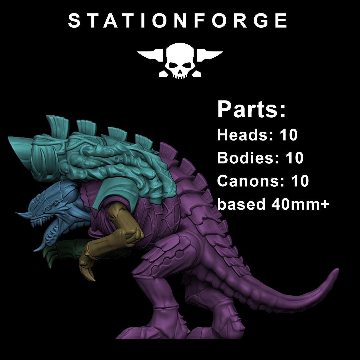 Xenarid Mortars - Xenarid Alien Bugs -  Sci-Fi Grimdark Bug aliens by STATIONFORGE