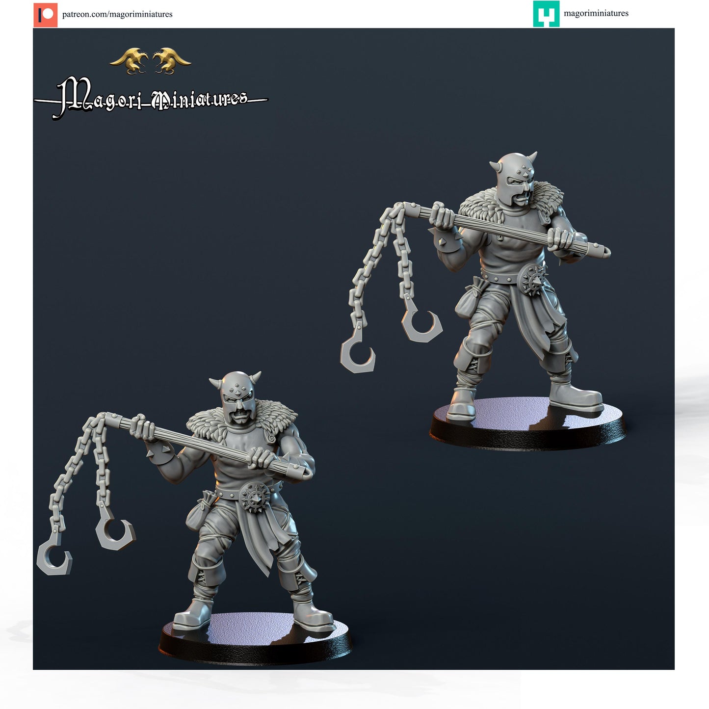 Norse Explorers, Fantasy Skirmish Miniatures by Magori Miniatures, perfect for Fantasy Wargames and RPGs