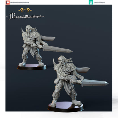 Norse Explorers, Fantasy Skirmish Miniatures by Magori Miniatures, perfect for Fantasy Wargames and RPGs