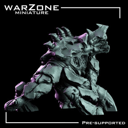 Space Bugs - Exospitter, Heretic Daemon Tank Sculpted by WarZone Miniature, Scaled for Sci-Fi Miniature Wargames