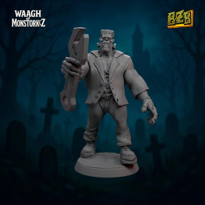 Frorkenstein, Halloween Monster Orks, Movie-inspired Orkish Menace Sculpted by Big Zkreen Boyz, Grimdark  Scaled for Sci-Fi Wargames