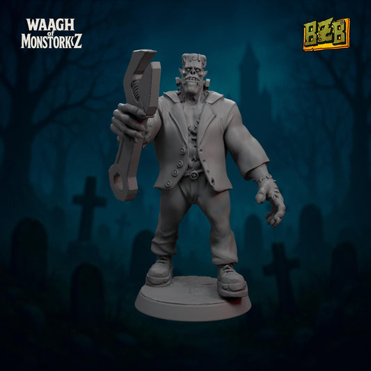 Frorkenstein, Halloween Monster Orks, Movie-inspired Orkish Menace Sculpted by Big Zkreen Boyz, Grimdark  Scaled for Sci-Fi Wargames