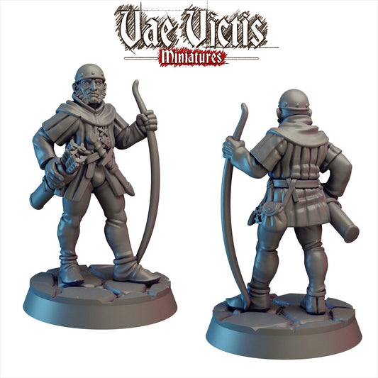 Bowmen of the Kingdom, Cursed City Mercenaries by Vae Victis, perfect for Fantasy Wargames and Tabletop RPGs