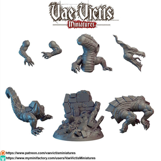 Behir, Gigantic Monster by Vae Victis, perfect for Fantasy Wargames and Tabletop RPGs