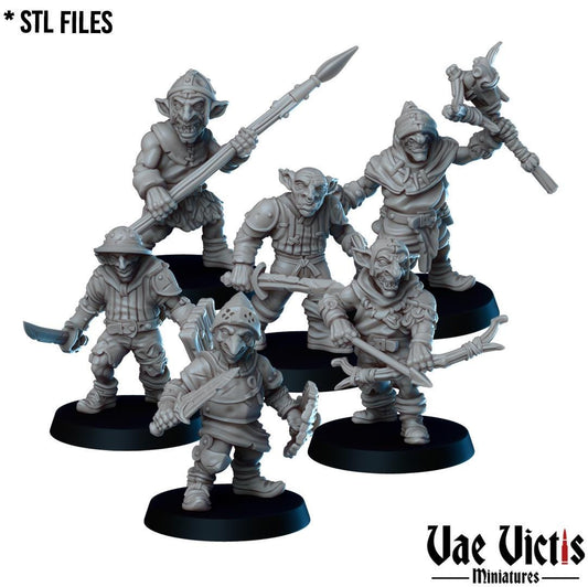 Goblin Adventurers, Adventurers and Mercenaries by Vae Victis, perfect for Fantasy Wargames and Tabletop RPGs