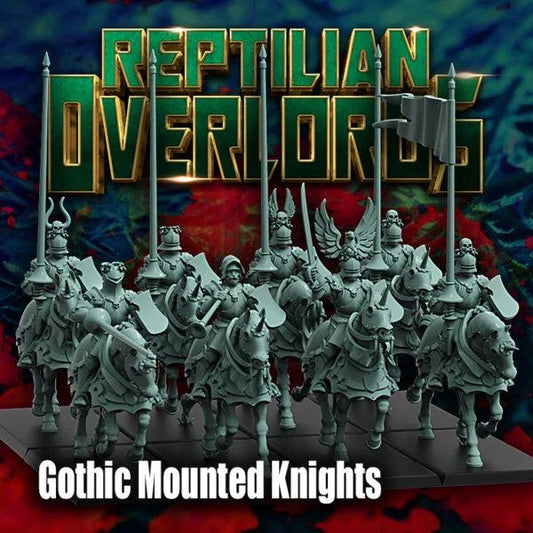 Imperial Gothic Heavy Cavalry Miniatures, Bits and Weapon Conversions by Reptilian Overlords, perfect for Reptilian Overlords