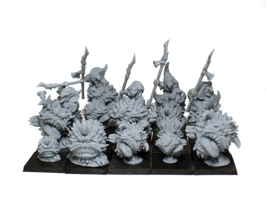 Goblin Nunu Riders, Fantasy Skirmish Miniatures by MoM Miniatures, perfect for Fantasy Wargames and RPGs