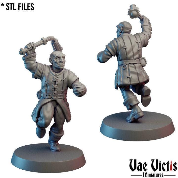 Possessed Cultist Warband Fantasy Miniatures by Vae Victis, perfect for Fantasy Wargames and Tabletop RPGs