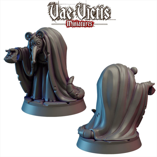 Rat Herder, Cursed City Mercenary, Mercenary Miniatures by Vae Victis, perfect for Fantasy Wargames and Tabletop RPGs
