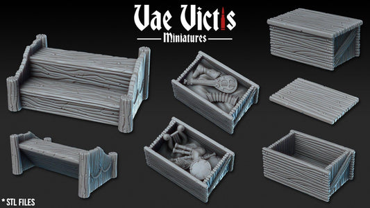 Fantasy Stage and Travel Cart Medieval Building 28mm Tabletop Terrain 32mm Terrain suitable for Fantasy Wargames and Tabletop RPGs