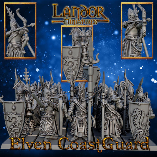 Elven coastguard, Modular High Elven miniatures by Landor Miniatures! High Elves for Fantasy Wargames