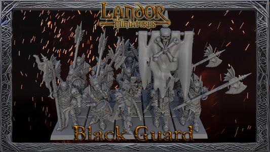 Black Guard, Modular Undead Swashbucklers by Landor Miniatures! Vampire Coast for Fantasy Wargames