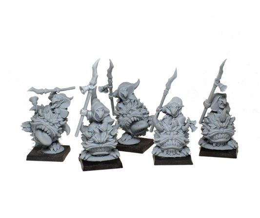 Goblin Nunu Riders, Fantasy Skirmish Miniatures by MoM Miniatures, perfect for Fantasy Wargames and RPGs