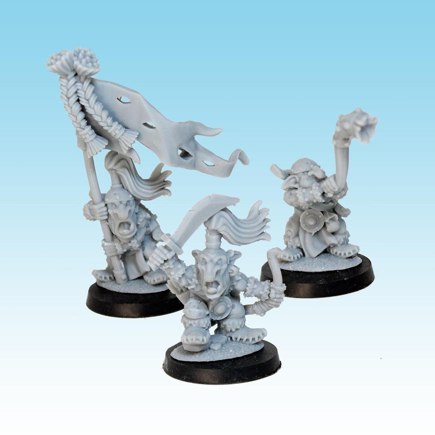 Goblin Archers, Fantasy Skirmish Miniatures by MoM Miniatures, perfect for Fantasy Wargames and RPGs