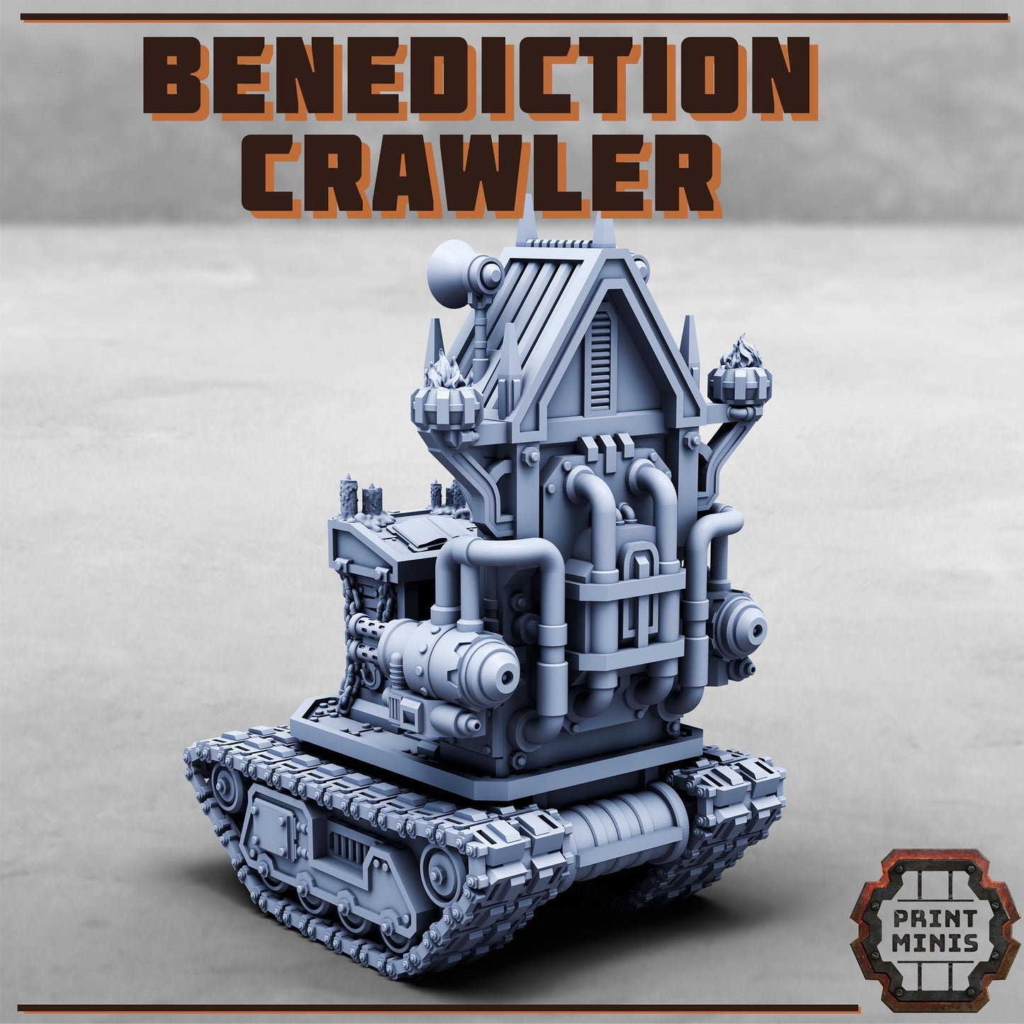 Benediction Crawler - Purifier Gang - Sci-Fi Grimdark City Skirmish Warfare Purifier Mercenaries
